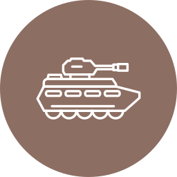 Армейский танк иконка