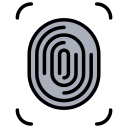 biometrisch icoon