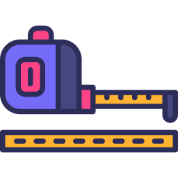 Measuring tape icon