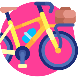 bicicleta de paseo icono