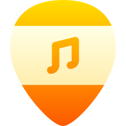 Guitar pick icon