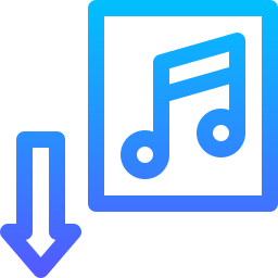 Music download icon