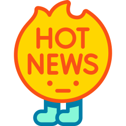 Hot news icon