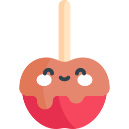 캐러멜 처리 된 사과 icon