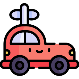 Toy car icon