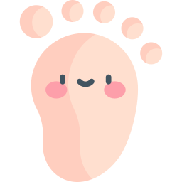 pies de bebe icono