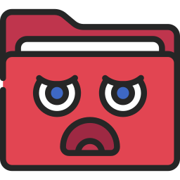 Sad face icon