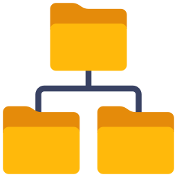 폴더 네트워크 icon