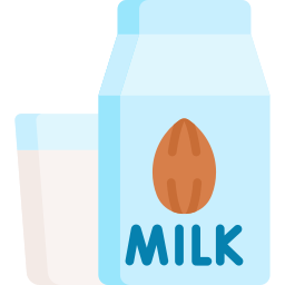 latte di mandorla icona