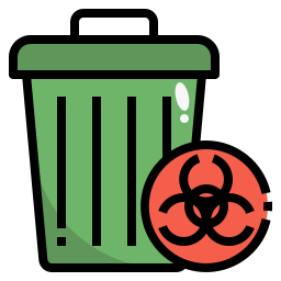 Toxic waste icon