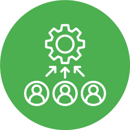 gerenciamento de equipe Ícone