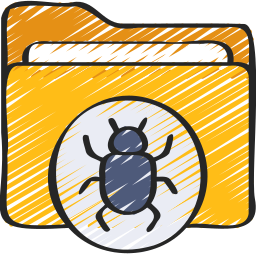 Infected folder icon