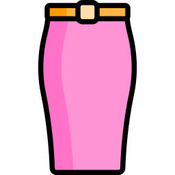 Pencil skirt icon