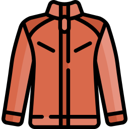 Leather jacket icon