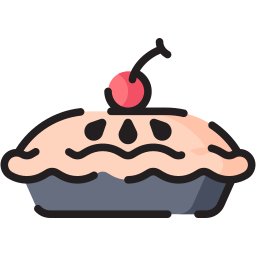 Cherry pie icon