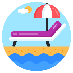 해변 의자 icon