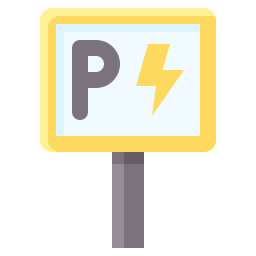 Parking sign icon