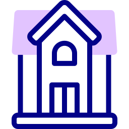 Doll house icon