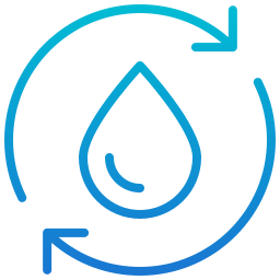 wasser recyceln icon