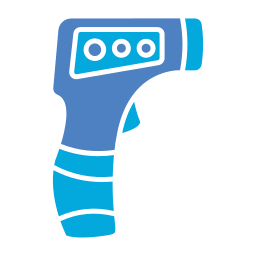 pistola termômetro Ícone