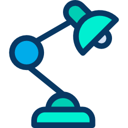 Desk lamp icon