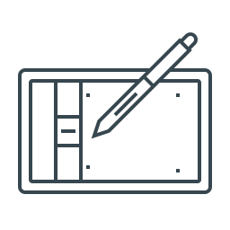 digitale zeichnung icon