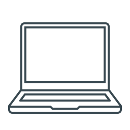 Laptop computer icon