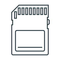 Memory card icon