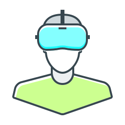 Óculos de realidade virtual Ícone