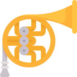 French horn icon