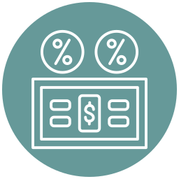 taux de change Icône