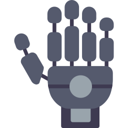 Robot hand icon