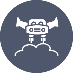 Flying car icon