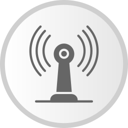 Radio antenna icon