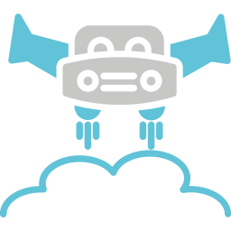 Flying car icon