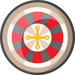 Casino roulette icon