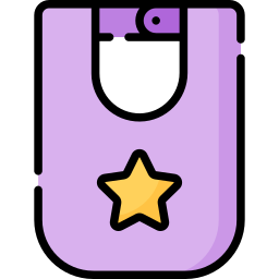 Baby bib icon