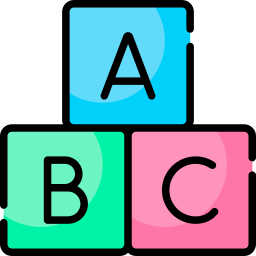 bloco abc Ícone