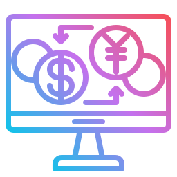 Currency exchange icon