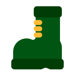 Military boots icon