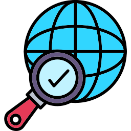wereldwijd onderzoek icoon