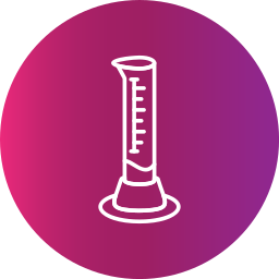 Graduated cylinder icon