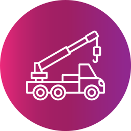 Crane truck icon