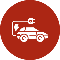 Electric car icon