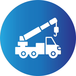 Crane truck icon