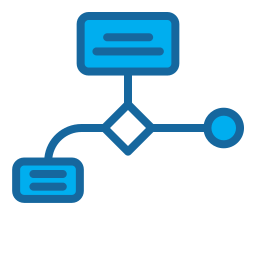 diagrama de flujo icono