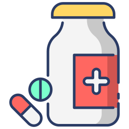 Pills bottle icon