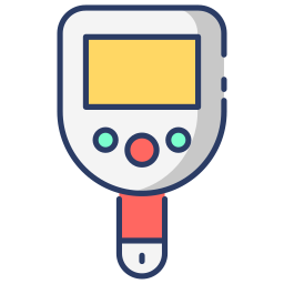Glucose meter icon