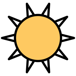 soleil Icône