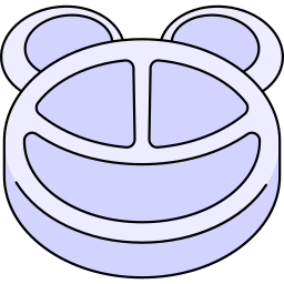 Baby plate icon